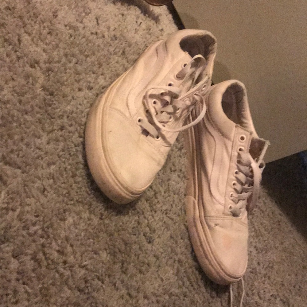 (slightly worn) pink vans
